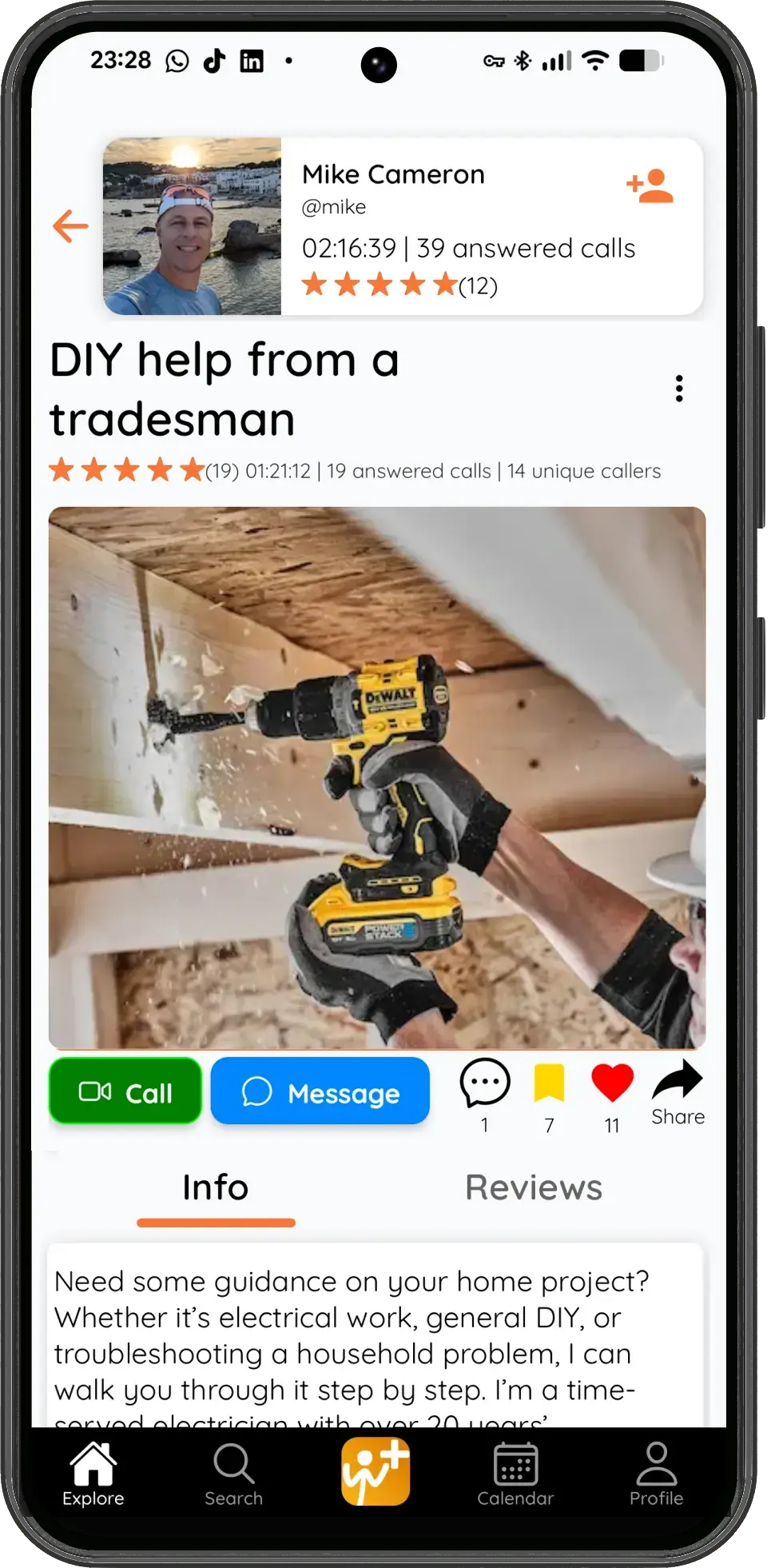 Wizelp app screenshot